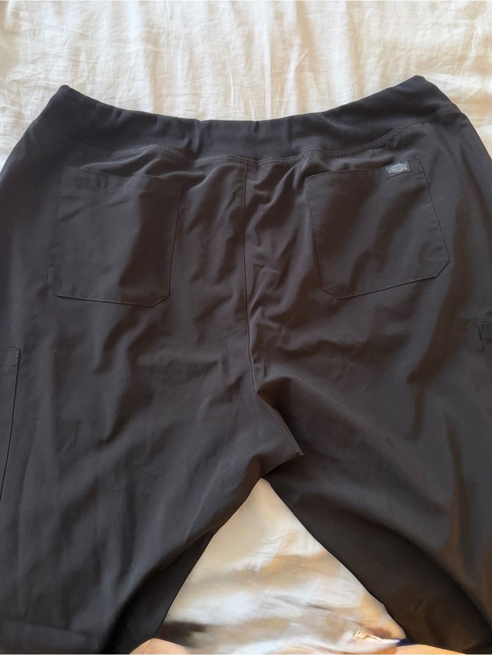 Dickie’s EDS Essentials Cargo Scrub Pants - Black 3X - Picture 4 of 5